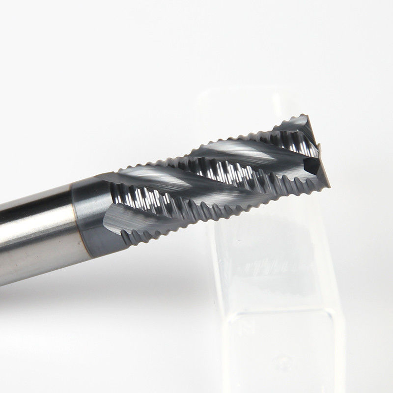 High Performance Carbide Roughing End Mills For CNC Processing System 6mm 8mm 10mm Super Coating