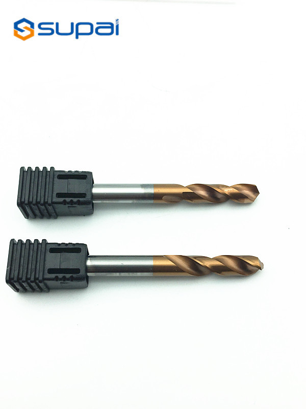 Supal High Speed Solid Carbide  CNC Twist Drill Bit For Metal Working