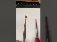 4.0mm Massivkarbid mit spitzen Kugelnose Endmühle TiCN beschichtet CNC-Fräsmaschine